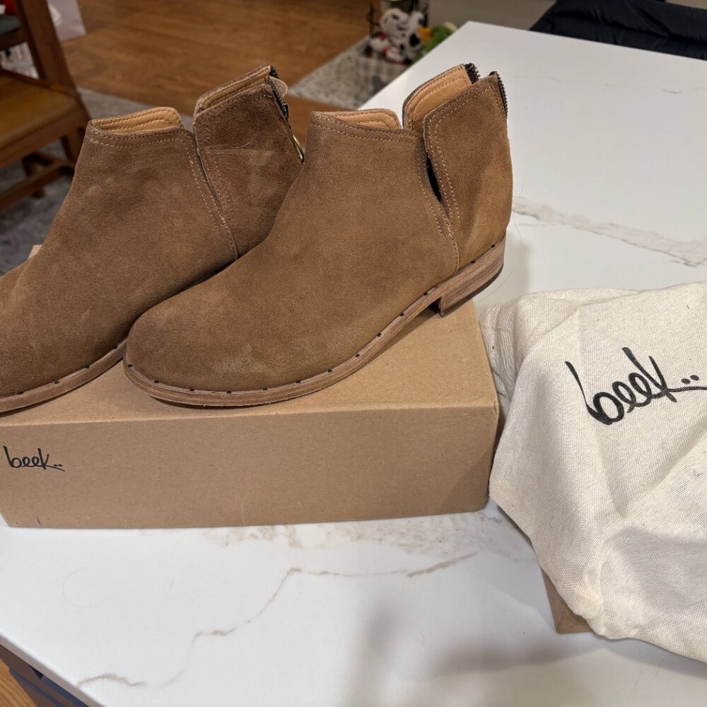 Women's Beek - Falcon suede ankle bootie - Chestnut - Size 8 - Picture 6 of 13